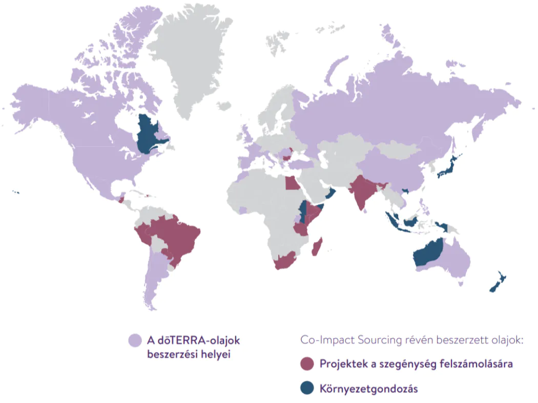Co impacct Sourcing Terkep